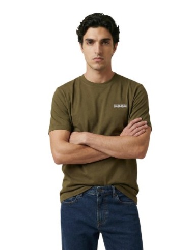 T-shirt vert Napapijri homme