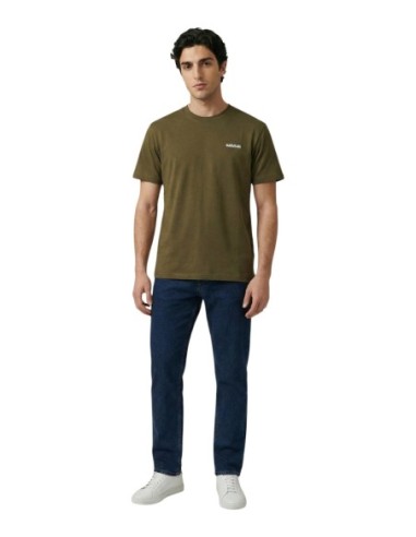 T-shirt vert Napapijri homme