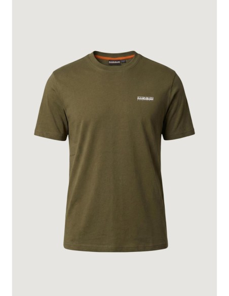T-shirt vert Napapijri homme