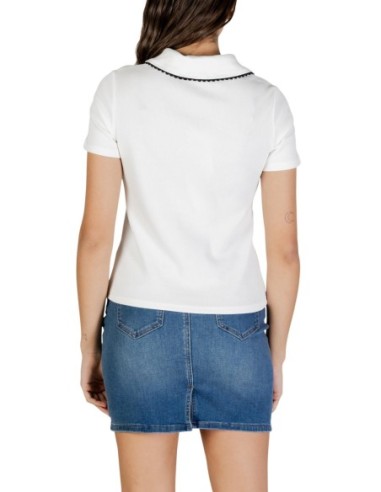 Polo blanc Morgan femme