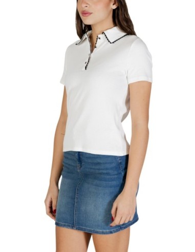 Polo blanc Morgan femme