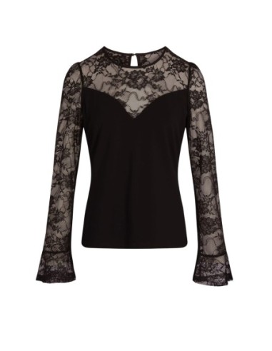 Blouse noire Morgan femme
