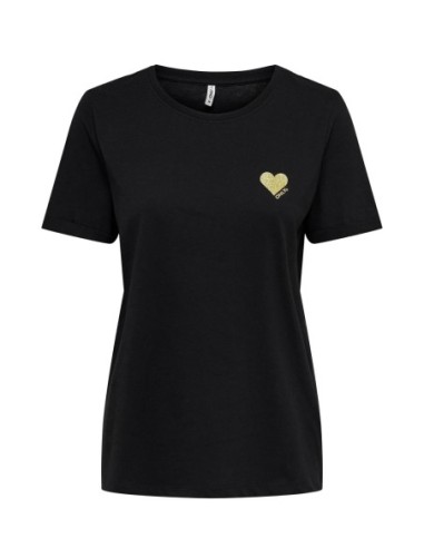 T-shirt noir Only femme