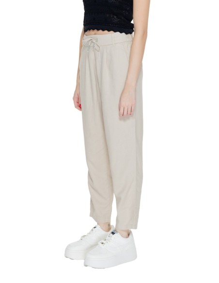 Pantalon beige lin Only femme