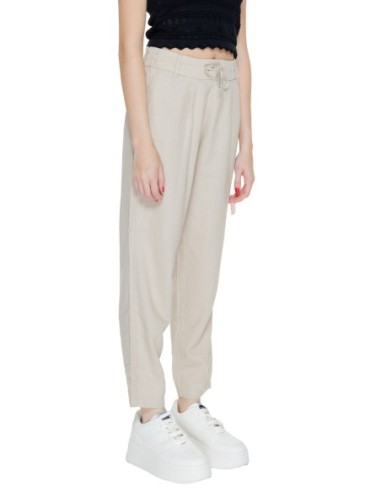 Pantalon beige lin Only femme