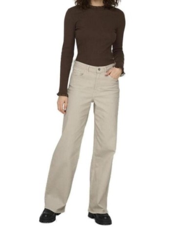 Jean beige Only femme