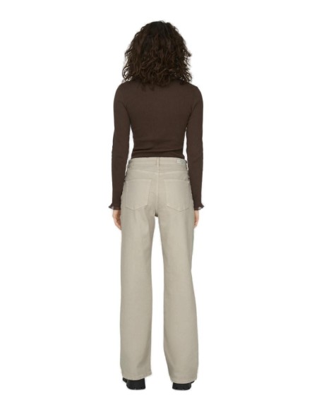 Jean beige Only femme