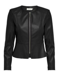 Veste noire similicuir Only femme