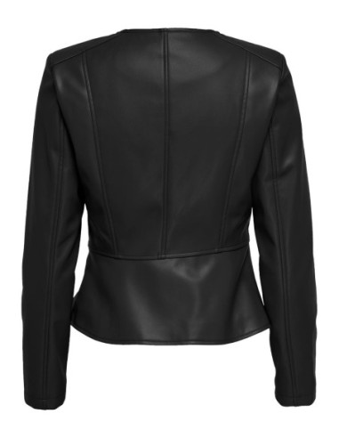 Veste noire similicuir Only femme