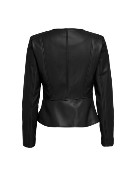 Veste noire similicuir Only femme