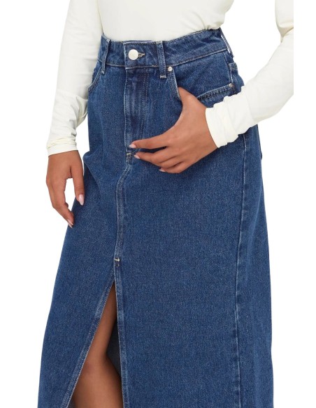 Jupe bleue Only femme