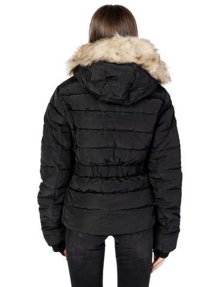 Veste noire capuche Only femme