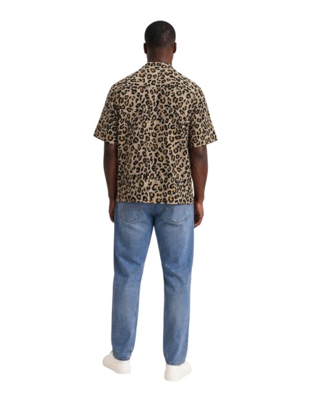 Chemise beige imprimée Only & Sons homme