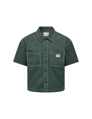 Chemise verte Only & Sons homme