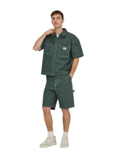 Chemise verte Only & Sons homme
