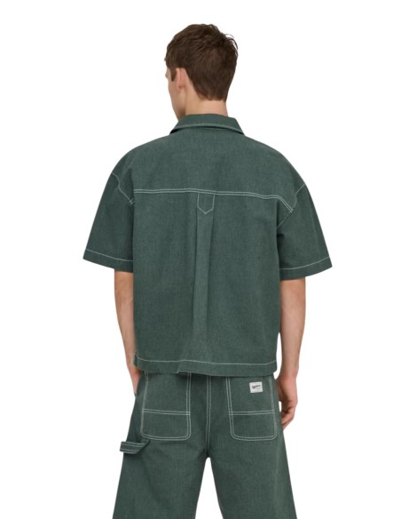 Chemise verte Only & Sons homme