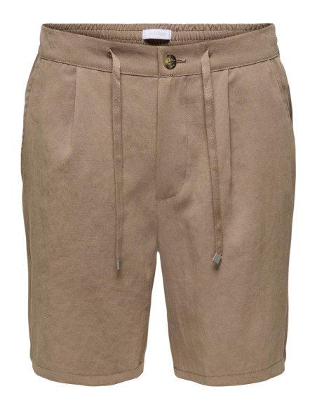 Bermuda marron Only & Sons homme