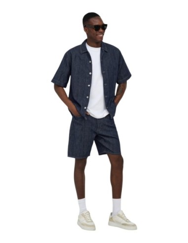 Chemise bleue Only & Sons homme