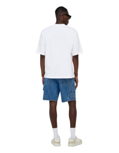 Bermuda denim bleu Only & Sons homme