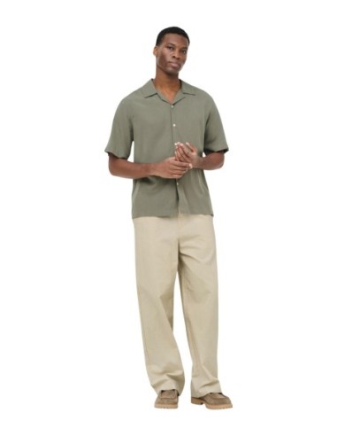Chemise verte Tencel Only & Sons homme