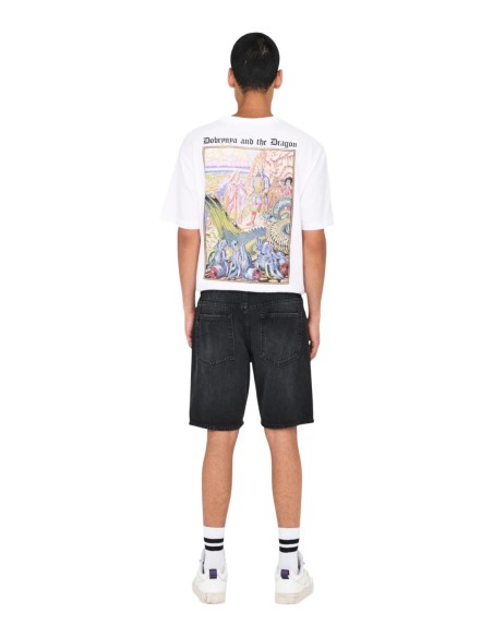 Bermuda noir coton bio Only & Sons homme