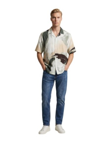 Chemise verte imprimée Only & Sons homme