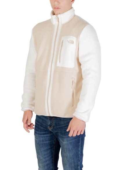 Sweat beige zippé The North Face homme