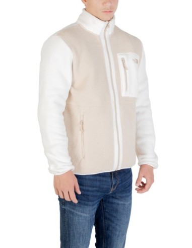 Sweat beige zippé The North Face homme