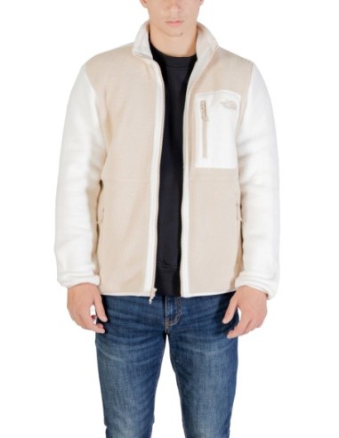 Sweat beige zippé The North Face homme