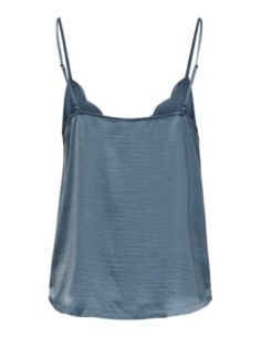 Débardeur bleu Only femme