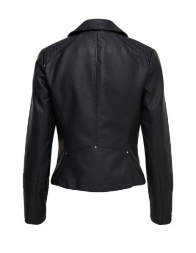 Veste noire similicuir Only femme