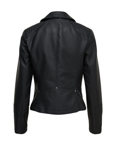 Veste noire similicuir Only femme