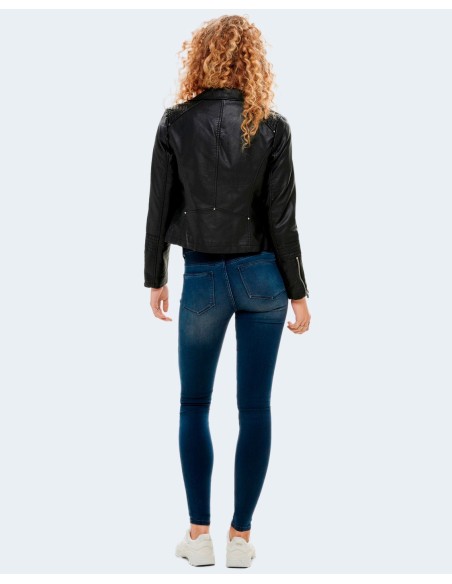 Veste biker similicuir noire | Only