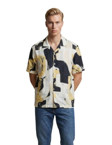 Chemise jaune imprimée Only & Sons homme