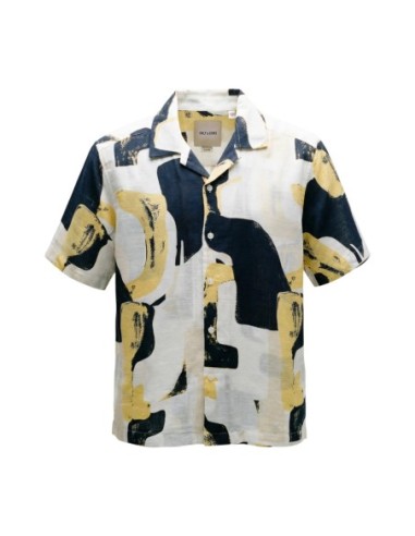 Chemise jaune imprimée Only & Sons homme