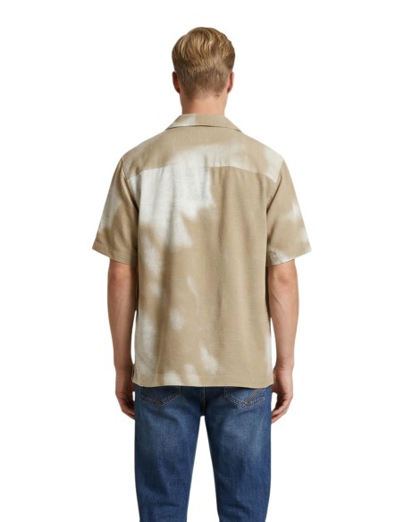 Chemise beige imprimée Only & Sons homme