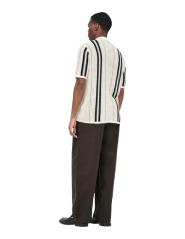 Polo beige rayé Only & Sons homme