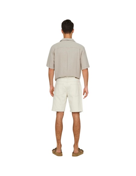 Bermuda beige Only & Sons homme