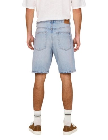 Bermuda bleu azur Only & Sons homme