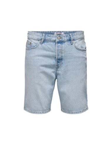 Bermuda bleu azur Only & Sons homme