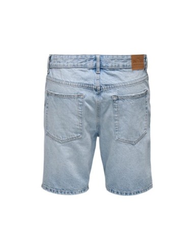 Bermuda bleu azur Only & Sons homme