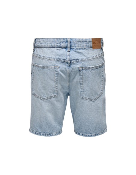 Bermuda bleu azur Only & Sons homme
