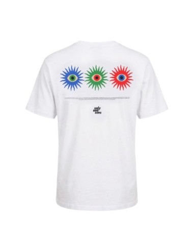 T-shirt blanc imprimé Only & Sons homme