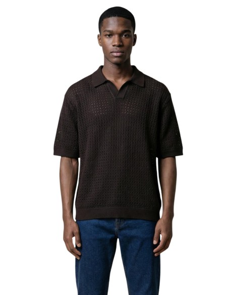 Polo marron Only & Sons homme