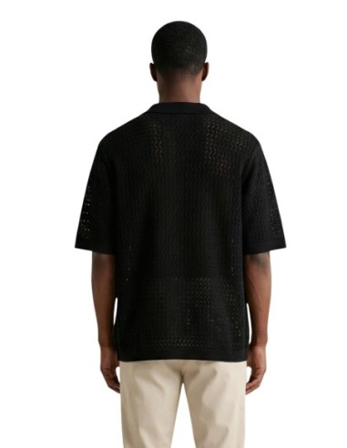 Polo noir Only & Sons homme