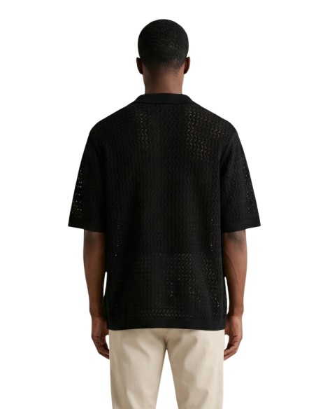 Polo noir Only & Sons homme