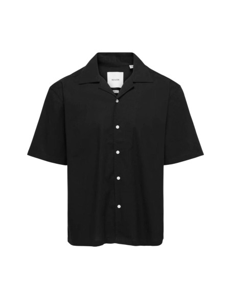 Chemise noire Only & Sons homme