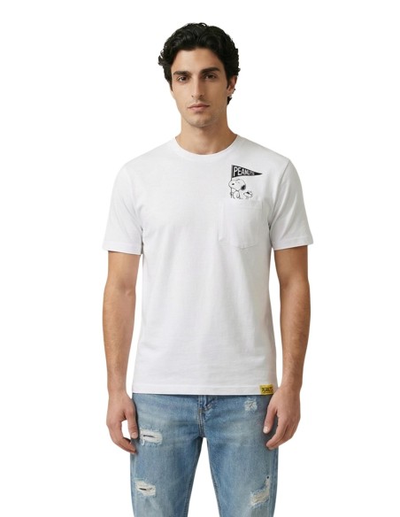 T-shirt blanc imprimé Only & Sons homme