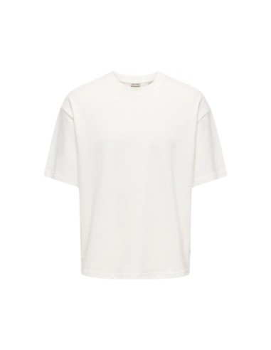 T-shirt blanc Only & Sons homme