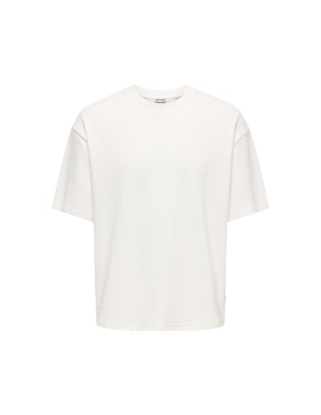 T-shirt blanc Only & Sons homme